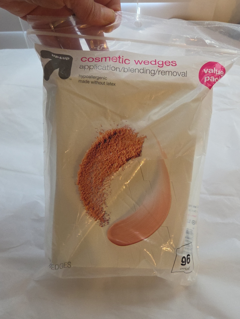 Makeup Cosmetic Wedges - Hypoallergenic Application & Blending 96 Ct